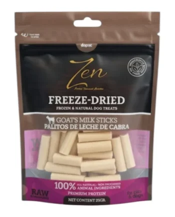 Zen Snacks Leche de Cabra Liofilizada para Perros y Gatos