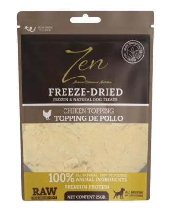 Zen Snacks Topping Pollo Liofilizado para Perros y Gatos