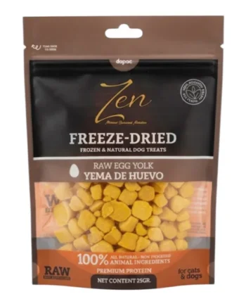 Zen Snacks Yema de Huevo Liofilizada para Perros y Gatos