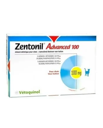 ZENTONIL ADVANCED 100 mg función hepática 30 comp gatos