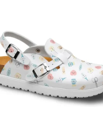 Zuecos de Enfermera para Mujer | Estampado Mr Wonderful