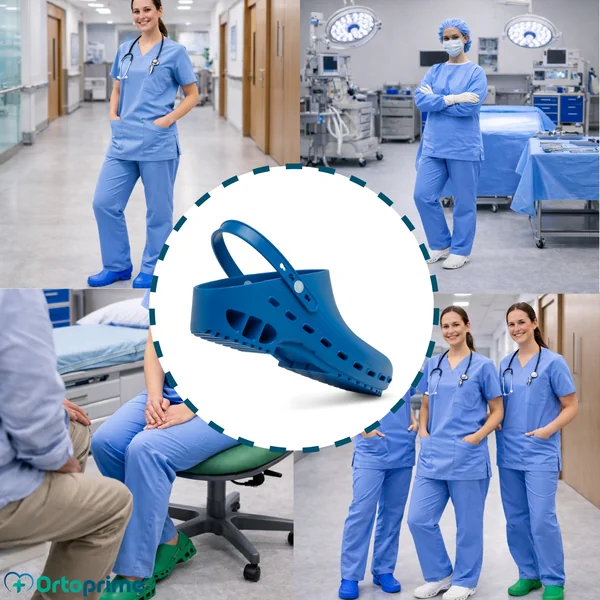 Zuecos Sanitarios Antideslizantes | Protección Impermeable